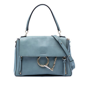 Pre-Loved Chloé Medium Leather Faye Shoulder Bag